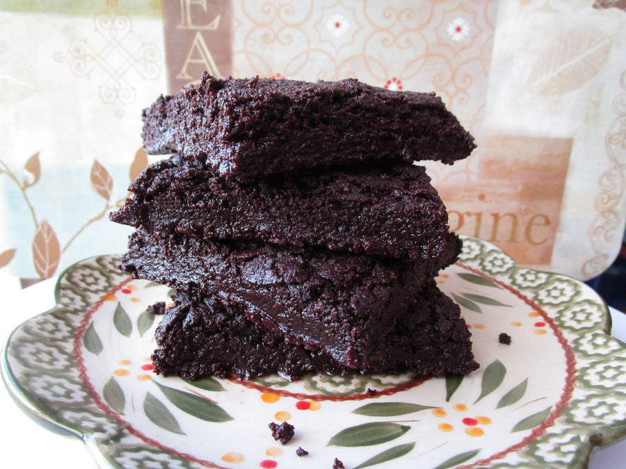Brownie, Paleo, Gluten Free, Dairy Free, Egg Free, Vegan, Soy Free, Nut Free, Coconut Sugar, Millet Flour, Grain Free, Valentine's Day Gift