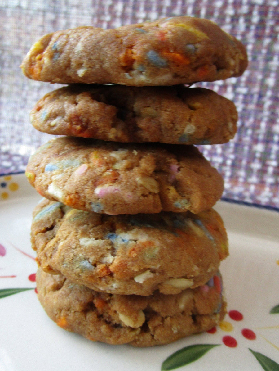 Protein Cookie, Gluten Free, Dairy Free, Egg Free, Birthday Cake, Nut Free, No Refined Sugar, Vegan, Anabolic diet, Low Calorie , Collagen