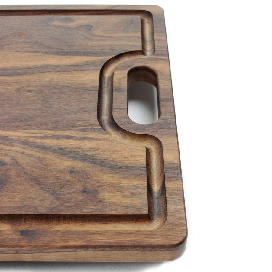 Personalized Cutting Board Wedding Gift, Monogrammed Cutting Board 18" x 12" With Juice Groove and Handles, Christmas, USA Made