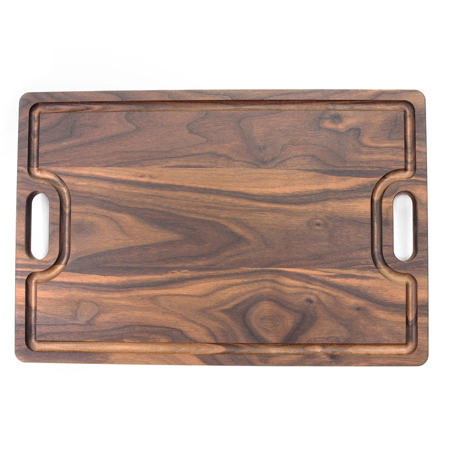 Father’s Day Butcher's Guide Custom Cutting Board, 18" x 12" Walnut Cutting Board, Juice Groove, Serving Tray, Gift for Dad, Made in the USA