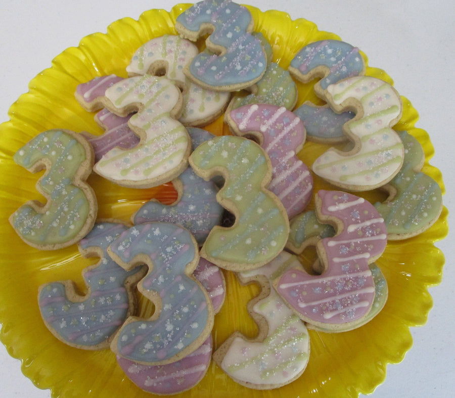 Sugar Cookies, Gluten Free, Dairy Free, Egg Free, Age, 1st Birthday Party, Nut free, Soy free, Vegan, Cookie Favor, School Safe, Boy, Girl