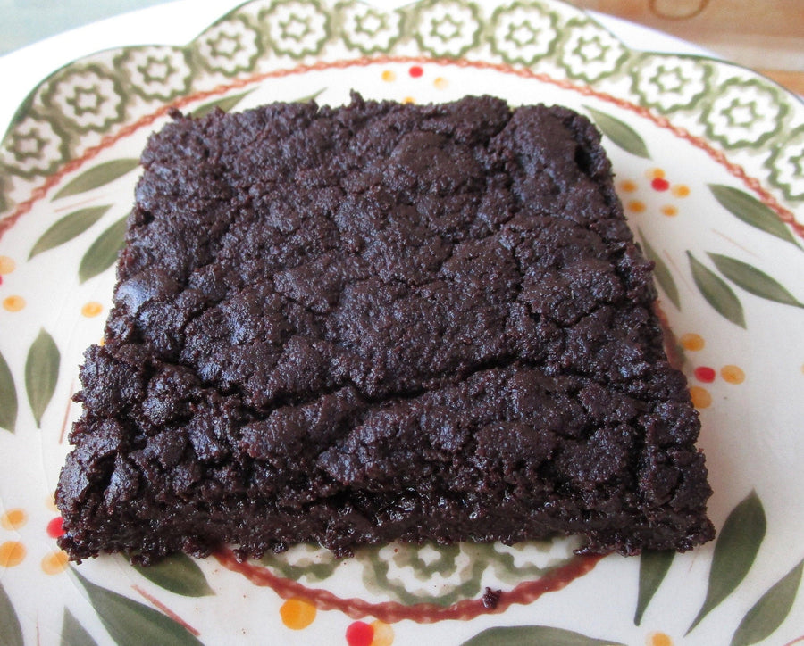 Brownie, Paleo, Gluten Free, Dairy Free, Egg Free, Vegan, Soy Free, Nut Free, Coconut Sugar, Millet Flour, Grain Free, Valentine's Day Gift