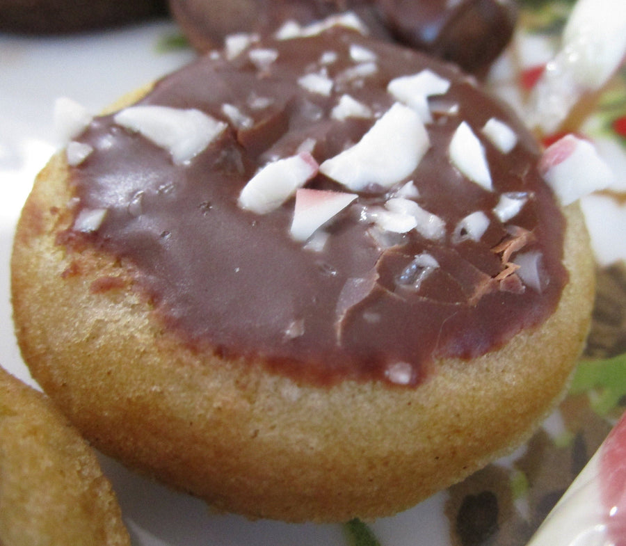 Gluten Free Candy Cane Donuts: School Safe Holiday Treats, Candy Cane Donuts, Dairy Free snacks, Egg Free allergy friendly, Vegan, Nut Free
