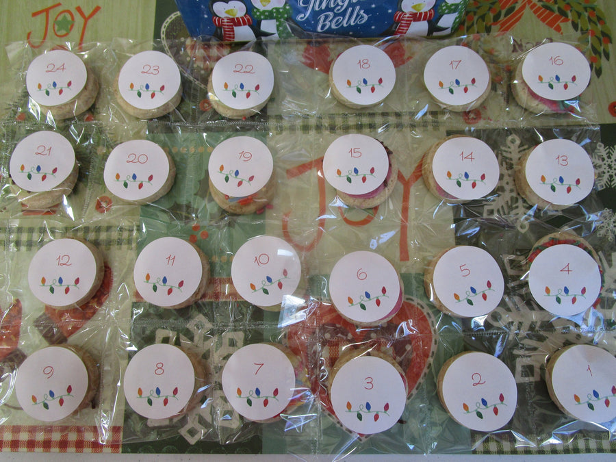 Sugar Free, Advent Calendar, Gluten Free, Dairy Free, Nut Free, Vegan, Egg Free, Christmas Countdown, Holiday Tradition, Cookies, Gift