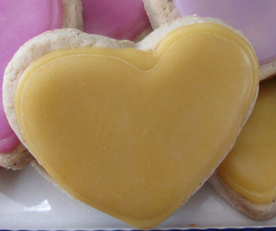 Gluten Free Iced Heart Sugar Cookies, Vegan, School Safe, Dairy Free, Wedding dessert, Bridal, Engagement, Anniversary, Valentine's Day Gift
