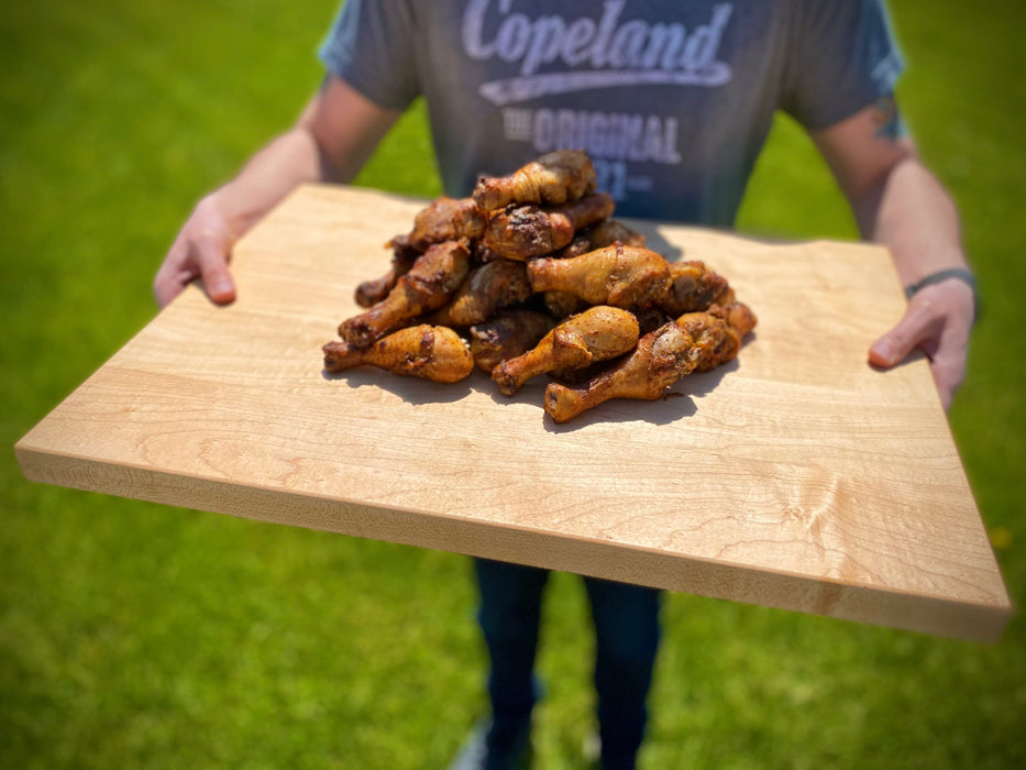 1 25 Thick Extra Large Butcher Block Cutting Board With Rubber Feet Thick Cutting Board Wood Chopping Board American Made Maple Hardwood