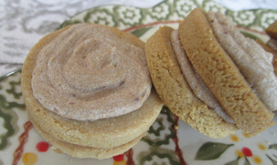 AIP Paleo Maple Frosted Cookie Sandwich, Vegan, Grain Free, Gluten Free, Egg Free, Nut free, Dairy Free, Autoimmune Protocol, Low Histamine