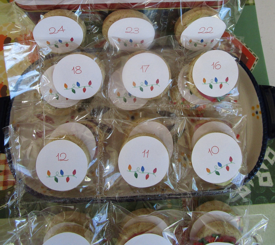 Keto, Advent Calendar, Cookies, Gluten Free, Vegan, Egg Free, Dairy Free, Christmas Countdown, Low Net Carb, Sugar Free, Erythritol Free