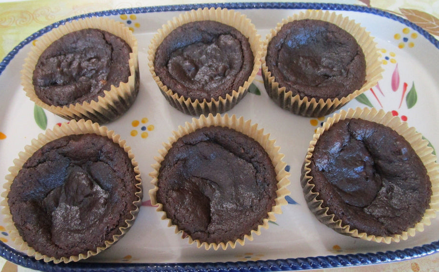 Gluten Free High Protein Double Chocolate Muffins, Dairy Free, Paleo, Vegan, Grain Free, Peanut Free, Low Sugar Desserts, fitness snacks