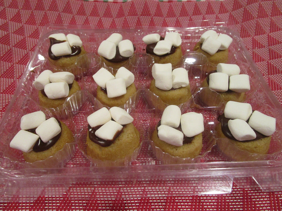 Gluten Free Smores Mini Donut Rings, Dairy Free, Vegan, Marshmallow treat, School Safe Dessert, Nut Free Snacks, Birthday, Graduation Party