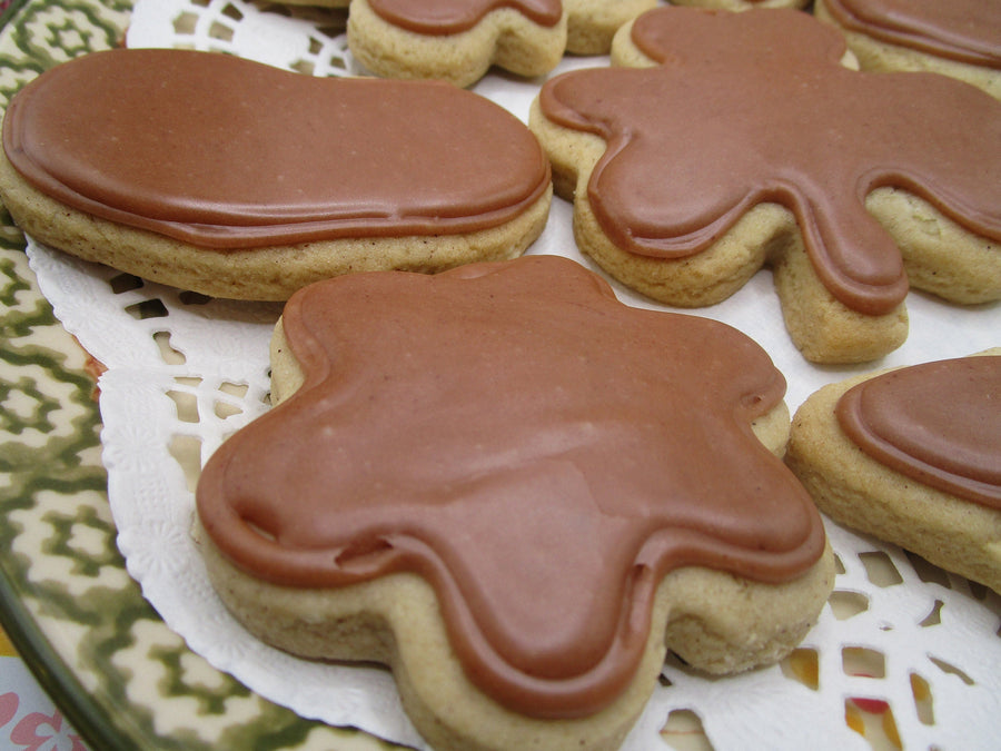 Gluten Free Sugar Cookies, Chocolate Iced, Dairy Free, Vegan, Nut Free, Birthday Gift, Dessert Sampler, School Safe Snack, End of Year Party