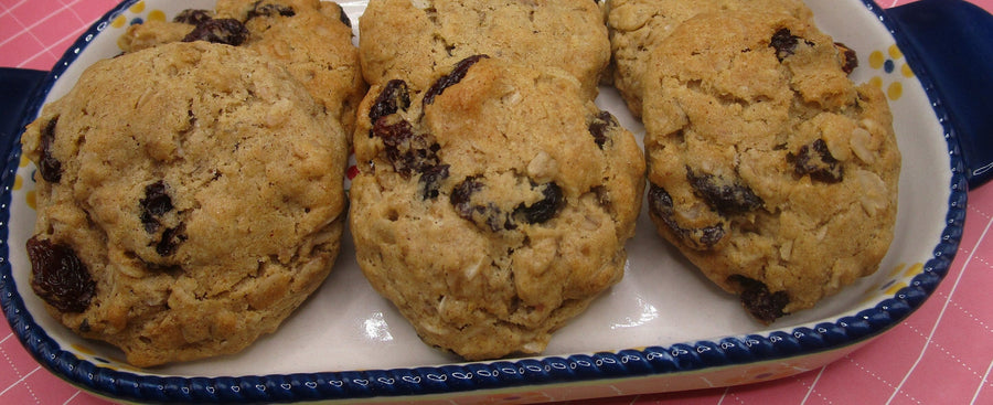 Sugar Free Oatmeal Cookies, Gluten Free, Dairy Free, Allergy Friendly Vegan Snack Gift, Nut Free, Low-Calorie Low-fat treats, school safe