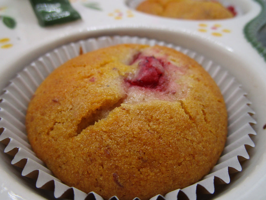 Sugar Free Muffins, Gluten Free, Dairy Free, Nut Free, Vegan Brunch, Strawberry, Blueberry, Cherry, Allulose, Low calorie snack, Wedding