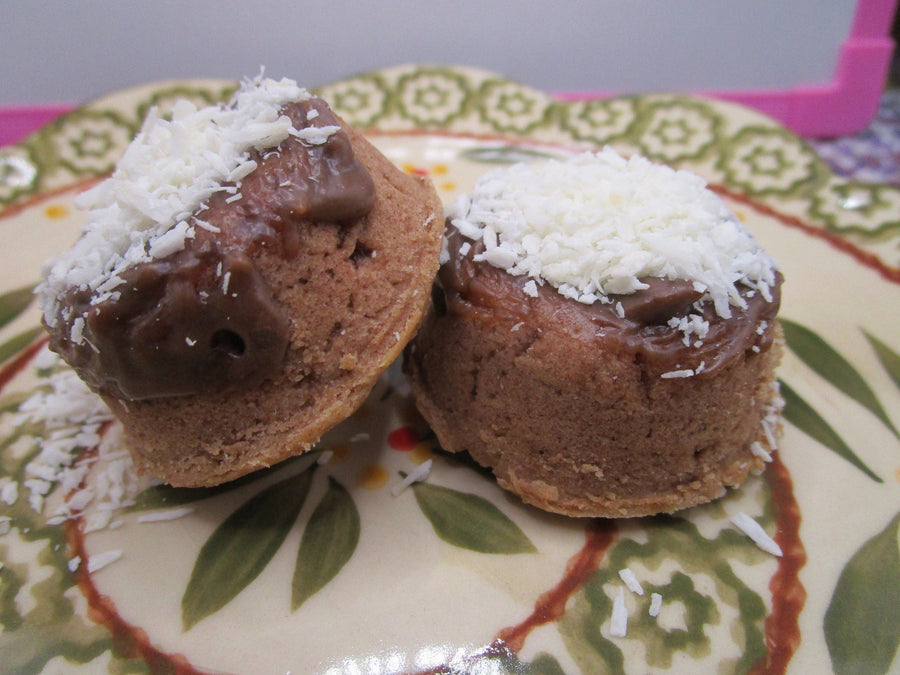 AIP Paleo Carob Coconut Ring, Gluten Free, Dairy Free, Vegan, Grain Free Macaroons, Autoimmune Protocol, No Refined Sugar, Low calorie treat