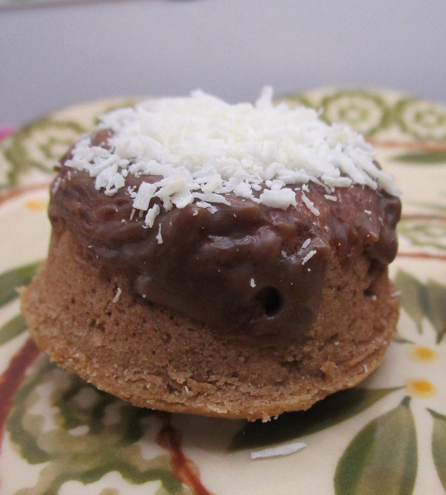 AIP Paleo Carob Coconut Ring, Gluten Free, Dairy Free, Vegan, Grain Free Macaroons, Autoimmune Protocol, No Refined Sugar, Low calorie treat