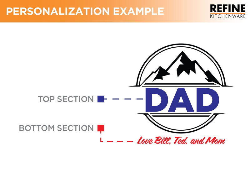Gift For Dad Cutting Board, Personalized Gifts For Dad, Custom Grilling Gift For Dad, BBQ Gift For Dad - USA Made