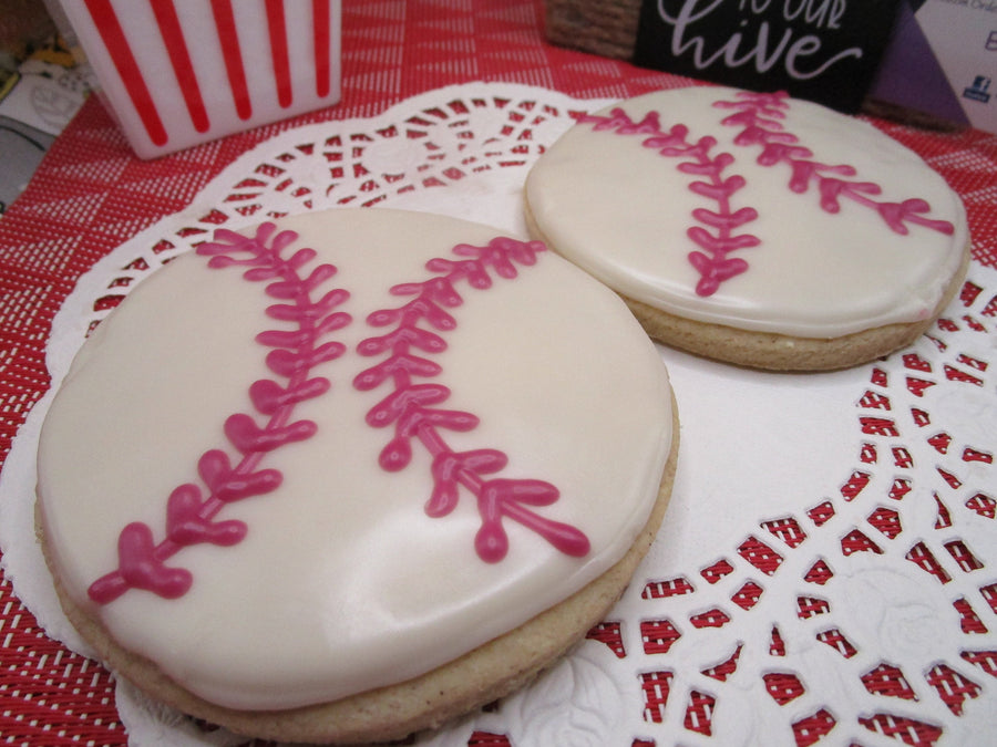Gluten Free Sugar Cookies, Baseball, Dairy Free, Egg Free, Nut Free, Vegan, Little League, Sports, Birthday Gift, Party Favor, Custom Orders