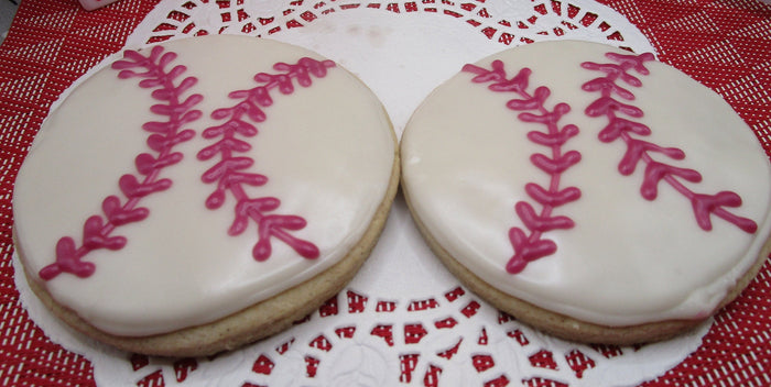 Gluten Free Sugar Cookies, Baseball, Dairy Free, Egg Free, Nut Free, Vegan, Little League, Sports, Birthday Gift, Party Favor, Custom Orders