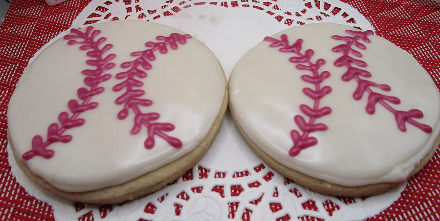 Gluten Free Sugar Cookies, Baseball, Dairy Free, Egg Free, Nut Free, Vegan, Little League, Sports, Birthday Gift, Party Favor, Custom Orders