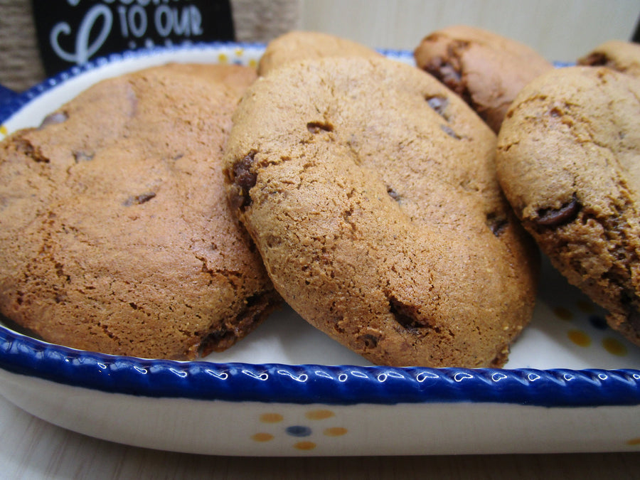AIP Paleo Tiger Nut Carob Chip Cookies, Gluten Free, Grain Free, Dairy Free, Egg Free, Autoimmune Protocol, Wellness Gift, Low FODMAP snack