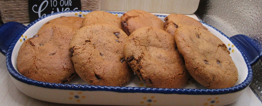AIP Paleo Tiger Nut Carob Chip Cookies, Gluten Free, Grain Free, Dairy Free, Egg Free, Autoimmune Protocol, Wellness Gift, Low FODMAP snack