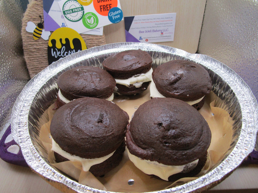 Dubai Whoopie Pies, Sugar Free, Gluten Free, Dairy Free, Egg Free, Vegan, Nut Free, Erythritol Free, Birthday Desserts, Holiday Gifts,
