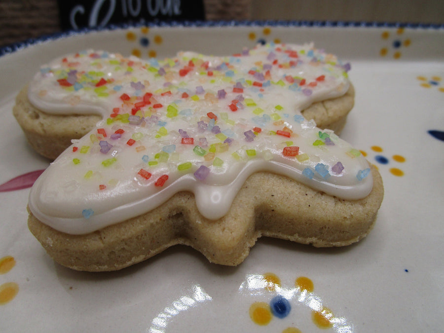 Gluten Free Sugar Cookies, Marshmallow Peep Icing, Dairy Free, Peanut Free, Vegan, Birthday Party, Camp School Safe Treats, July 4th dessert