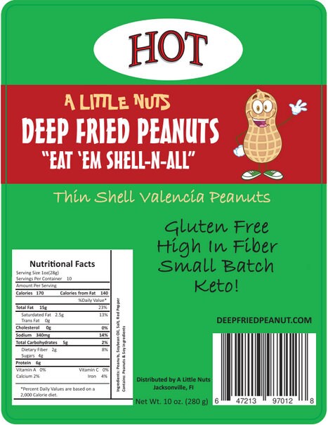 HOT Deep Fried Peanuts by A Little Nuts - Deep Fried Peanuts