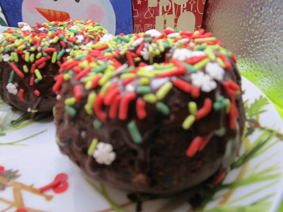 Gluten Free Bundt Cakes, Dairy Free, Egg Free, Vegan, Nut Free, Chocolate, Vanilla, Birthday Gifts, Natural Sprinkles, Holiday Desserts