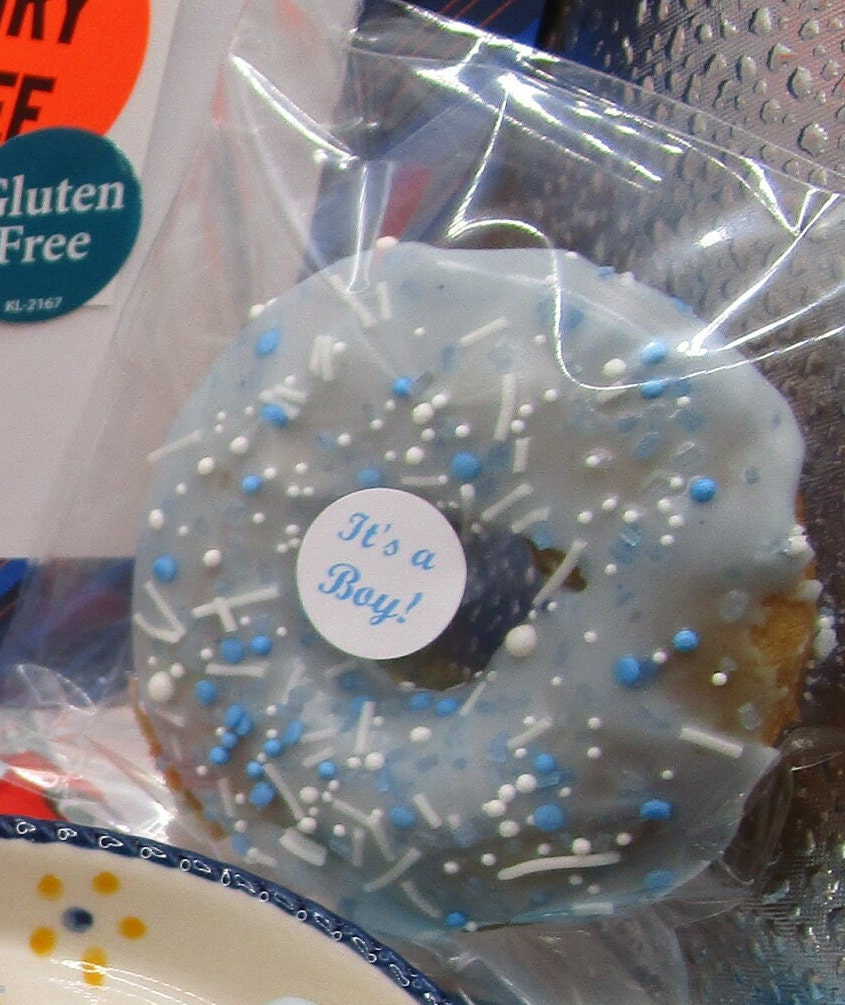 Donuts, Gluten Free, Dairy Free, Egg Free, Boy, Girl, Baby Shower, Vanilla, Chocolate, Vegan, Organic, Baby Reveal, Custom Order, Cookie Bar