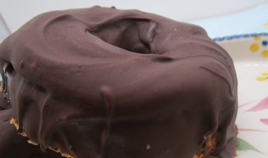 Keto Chocolate Donut, Gluten Free, Dairy Free, Egg Free, Grain Free, Vegan Collagen, Erythritol Free, Sugar Free, Low Carb, Fitness Snack