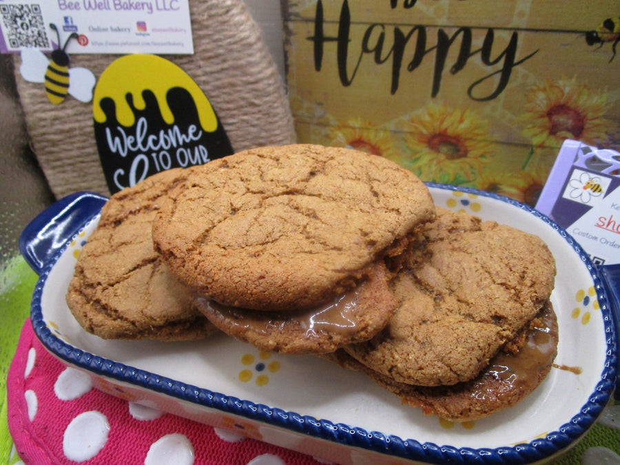 AIP Paleo, Cinnamon Tiger Nut Butter Cookie Sandwich, Grain Free, Gluten Free, Dairy Free, Egg Free, Autoimmune Protocol, Soft Baked, Vegan