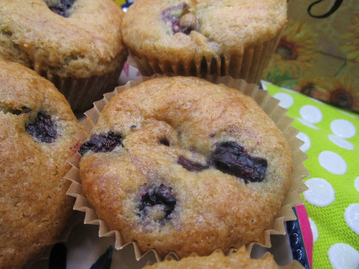 Gluten Free Muffins, Dairy Free, Vegan, Low FODMAP, Blueberry-Strawberry-Cherry-Raspberry, Nut Free, Low Fat, Coconut Free, Kids Breakfast