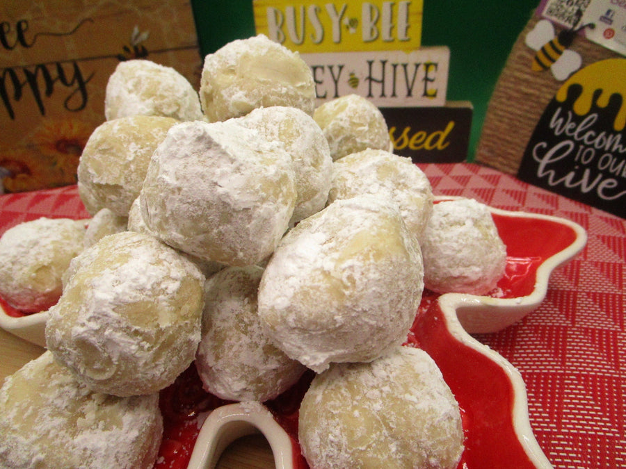 Gluten Free Mexican Wedding Cookie, Dairy Free, Coconut Free, Vegan, Russian Teacake, Pecan Melt Aways, Snowball Cookie, Cinco De Mayo treat