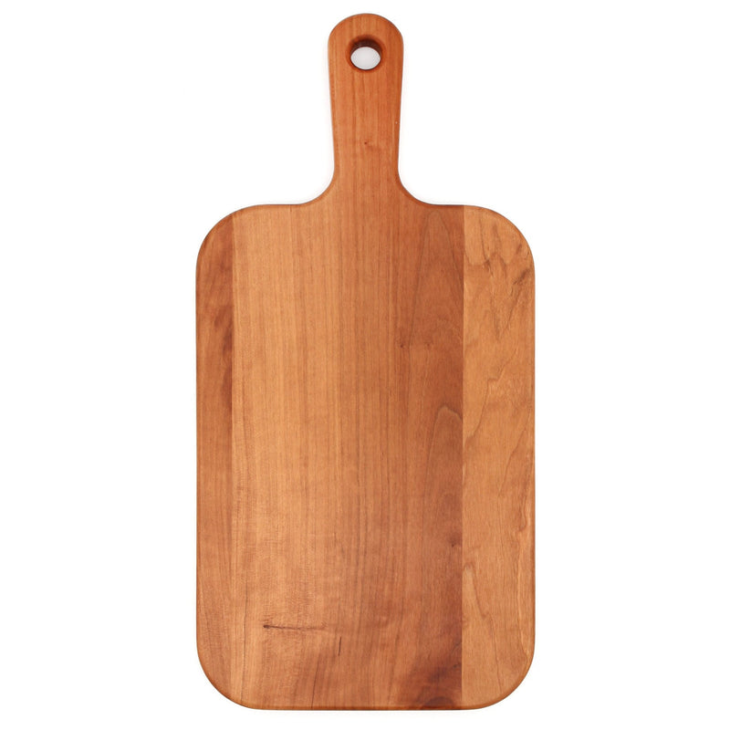 Personalized Last Name Letter Charcuterie Board, Monogram Cherry Wood Paddle Board, Mother’s Day Gift, Wedding Gift, Made in The USA