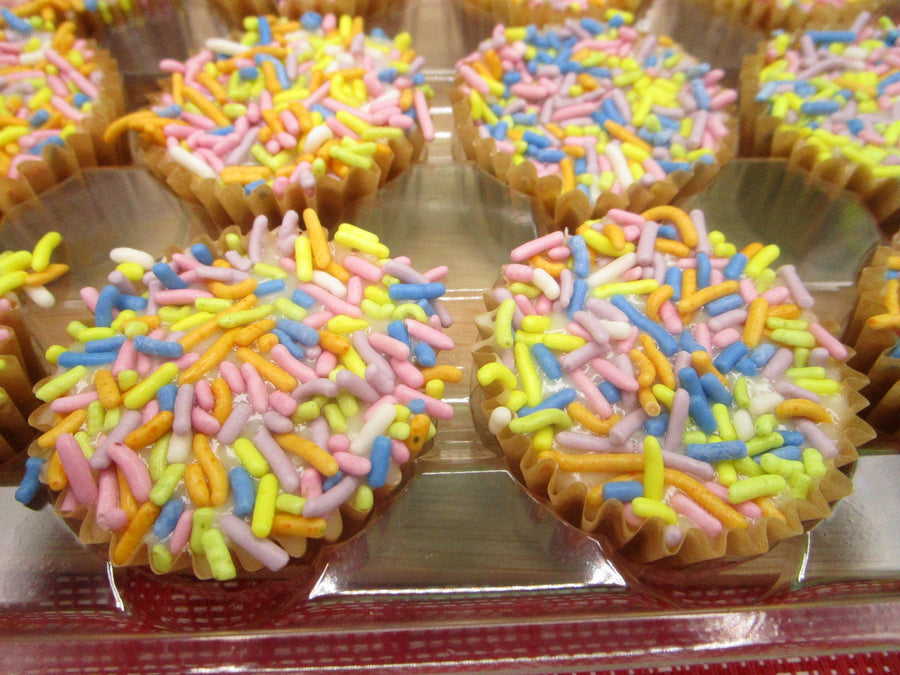 Mini Gluten Free Cupcakes, Peep marshmallow, Dairy Free, Vegan, Nut Free, Easter Snacks, School Safe, Natural Sprinkles, Chocolate Vanilla