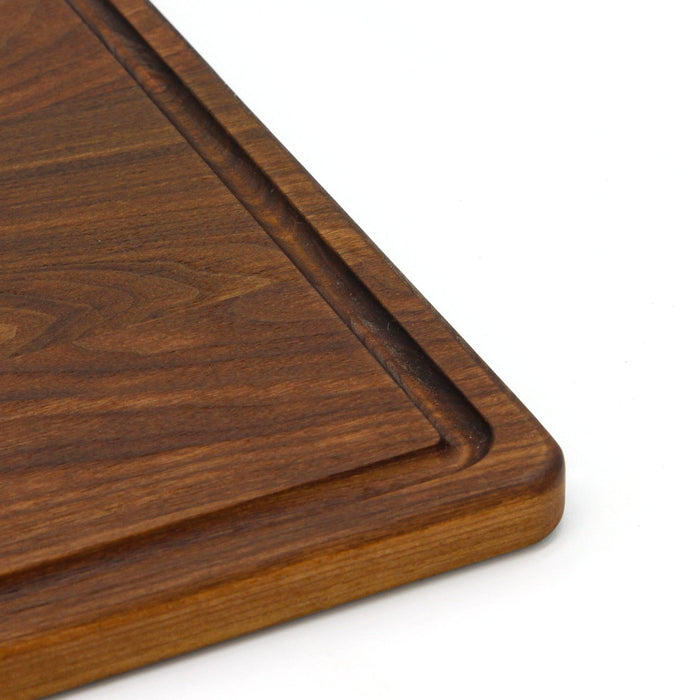Large Cherry Wood Cutting Board With Juice Groove 18 x 12 Inches, Cherry Charcuterie Board, Cherry Cheese Board, Father's Day, 100% USA Made