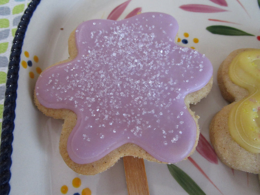 Gluten Free Sugar Cookies, Dairy Free, Egg Free, Vegan, Nut Free, Daisy, Tulip, Birthday Gift, Natural Colors, Party Favor, School Safe