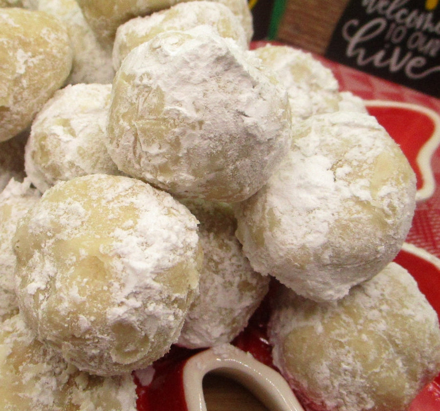 Sugar Free Mexican Wedding Cookies, Gluten Free, Dairy Free, Egg Free, Vegan, Russian Teacake, Low Fat, Cinco De Mayo treat, Snowball Cookie