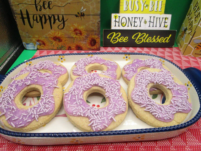 Gluten Free Iced Sugar Cookies, Donut Theme, Dairy Free, Vegan, Peanut Free, School Safe, Party Favor, Birthday Gift, Custom Cookie Orders