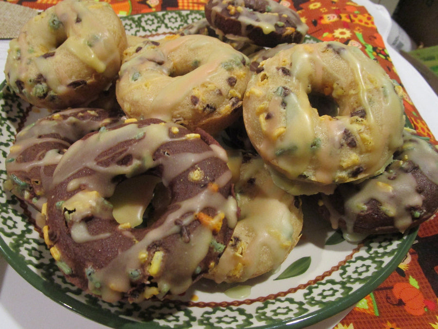 Gluten Free Donuts, Dairy Free, Egg Free, Yeast Free, Nut Free, Vegan, Graduation, Father' Day Sweets, Unicorn, Birthday, Rainbow, healthy