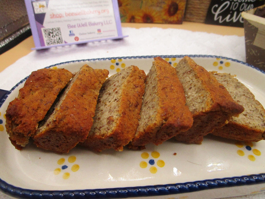 High Protein Banana Bread, Sugar Free, Gluten Free, Dairy Free, Vegan, Low Carb, Grain Free, Fitness Breakfast, Memorial Day Brunch, Low Fat