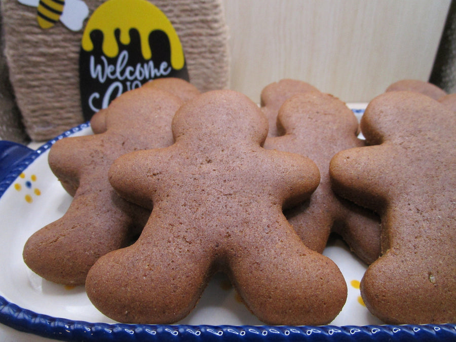 Gluten Free Gingerbread Cookies, No Refined Sugar, Vegan, Egg Free, Dairy Free, Oat Free, Nut Free, Healthy Snacks, Christmas, reduced sugar