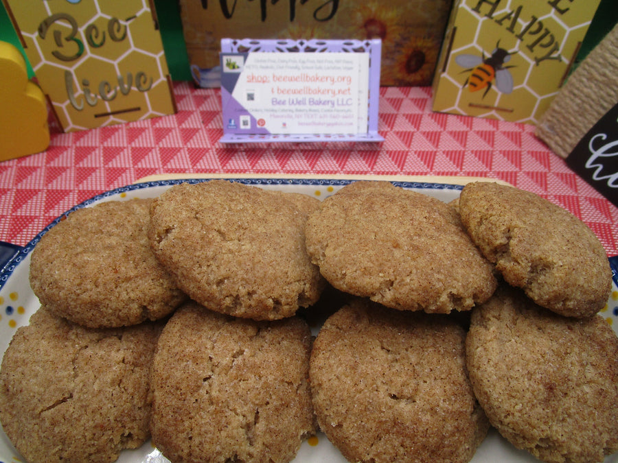 KETO Cookies, Snickerdoodle, Grain Free, Gluten Free, Vegan, Dairy Free, Low Carb, Sugar Free, Healthy Snack, Birthday Gift, Fitness Treat