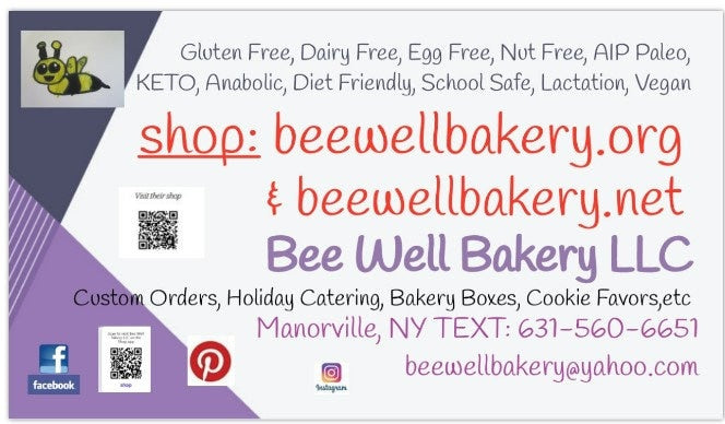 Gluten Free Mini donuts, two bite, Vegan, Egg Free, Dairy Free, School Safe, Birthday Gift, Low Fat, Healthy snacks, July 4th dessert, baked