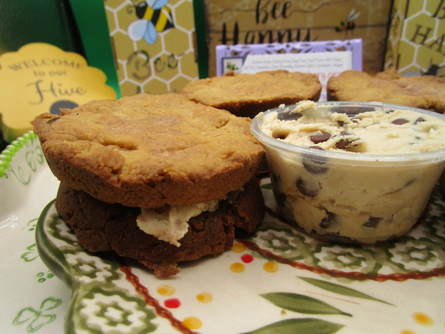High Protein Cookie Sandwich, Cannoli, Gluten Free, Sugar Free, Dairy Free, Egg Free, Coconut Free, Vegan Collagen, Fitness Snack, Anabolic