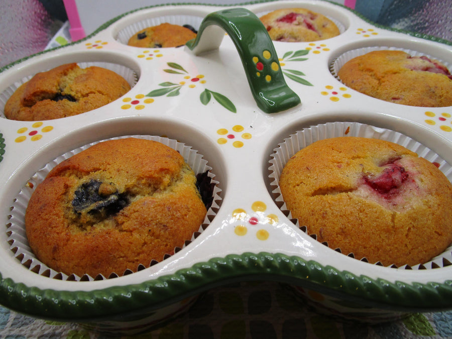 Sugar Free Muffins, Gluten Free, Dairy Free, Egg Free, Strawberry, Blueberry, Cherry, Allulose, Brunch, Low Calorie Breakfast, Healthy Snack