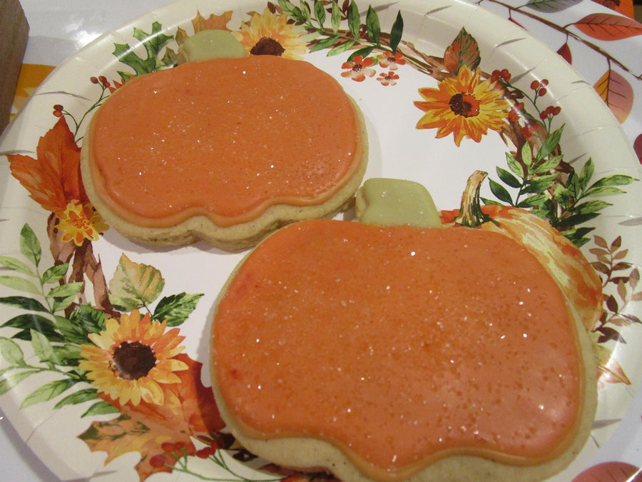 Gluten Free Sugar Cookies, Pumpkin Spice, Vegan, Dairy Free, Egg Free, Halloween Treats, Healthy Snacks, Thanksgiving Gifts, Party Favors