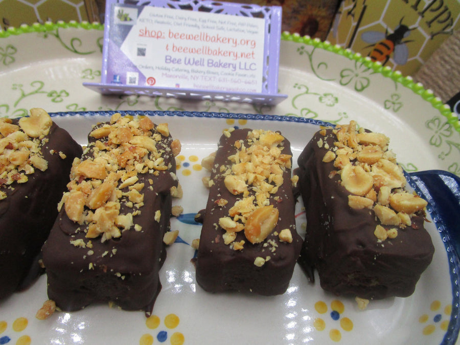 High Protein, Chocolate Peanut Butter Cookie Bars , Gluten Free, Dairy Free, Sugar Free, Egg Free, Vegan, Fitness Snack, Christmas Gift,