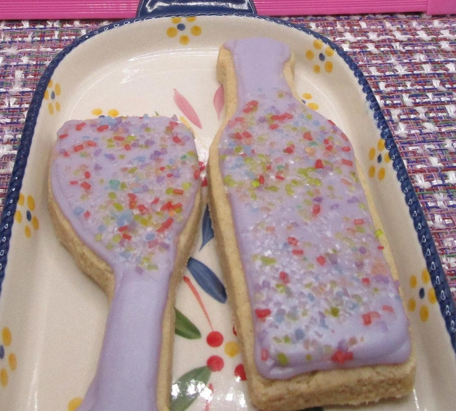 Gluten Free Sugar Cookies, Iced, Wine Set, Dairy Free, Vegan, Nut Free, Organic, Birthday, Wedding, Anniversary, Valentines Day, Sugar Free